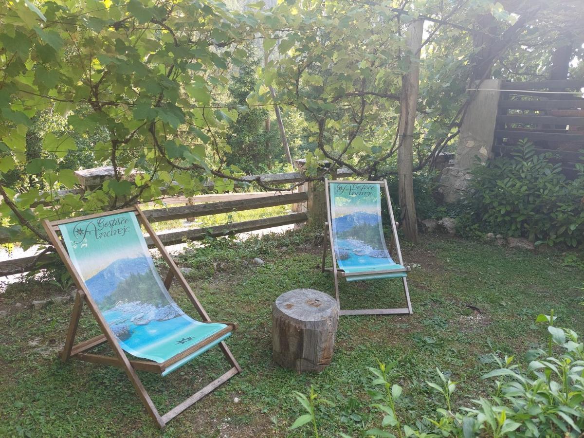 Hotel Gostisce Andrejc à Soča Extérieur photo